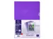 Zak Van 10 L-Mappen A4 0.13mm Gladde Pvc Sterke Kwaliteit Paars