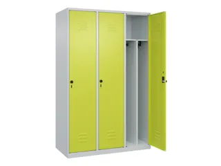 locker voor scheiding van kleding,HxBxD 1850x1200x500mm,3vak - 2