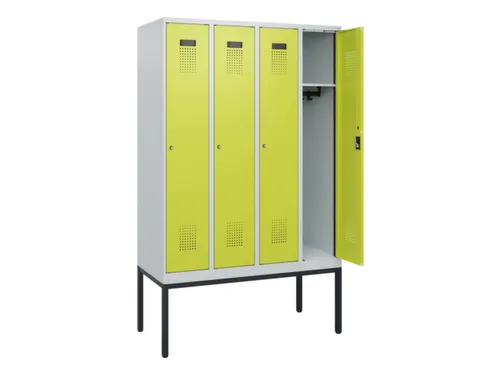 schoollocker,HxBxD 1950x1200x500mm,4vak,vak B 300mm,cil.-slot