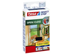 Insectenhor tesa Insect Stop OPEN/CLOSE raam 1,3x1,5m zwart