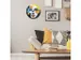 Wandklok NeXtime Vogue 43cm glas