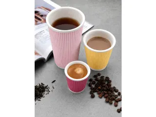 Beker porselein Les Artistes Paris 450ml met siliconen grip Roze - 6