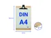 Klembord MAUL Tilia A4 staand hout 0,5cm