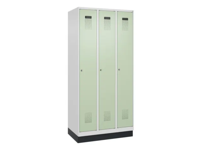 locker voor scheiding van kleding,HxBxD 1950x900x500mm,3vak
