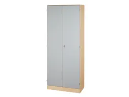 kantoorkast,HxBxD 2004x800x420mm,4xhouten vloer,stanggreep