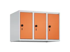 opzetkast,v. locker,3vak.,vak B 250mm,HxBxD 500x750x500mm,vleugeldeur