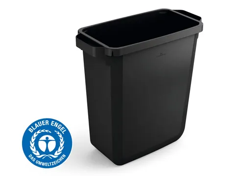 Afvalcontainer DURABIN ECO 60 Liter Rechthoekig Zwart