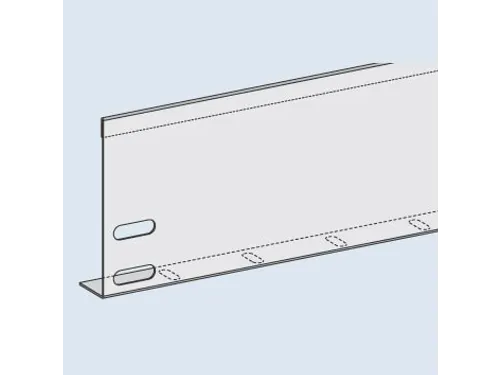 stortgoedlijst,v. schroefstelling - basisveld,HxB 100x1000mm,staal