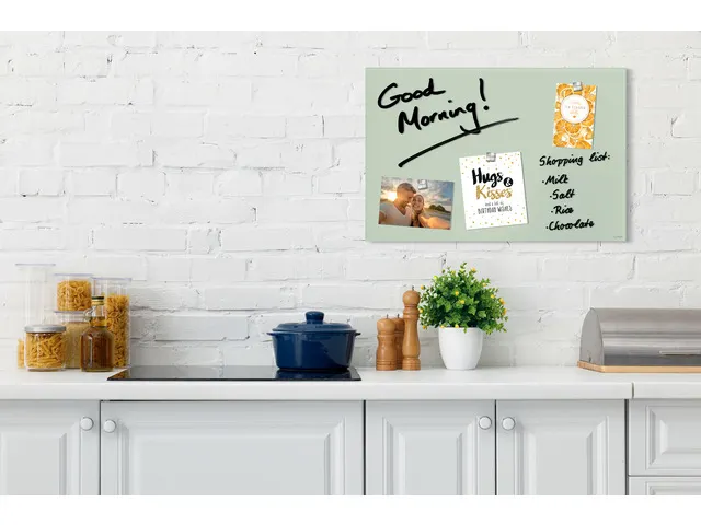 Glas Magneetbord Sigel Artverum mat munt 60x40cm
