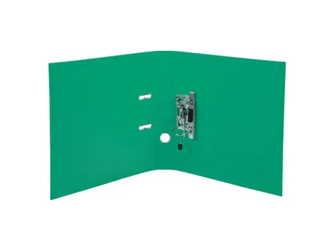Classeur à levier PVC A4 dos de 50mm. - Vert