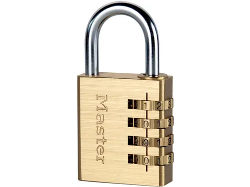 Masterlock Hangslot Met Combinatieslot 604EURD 40mm Goud