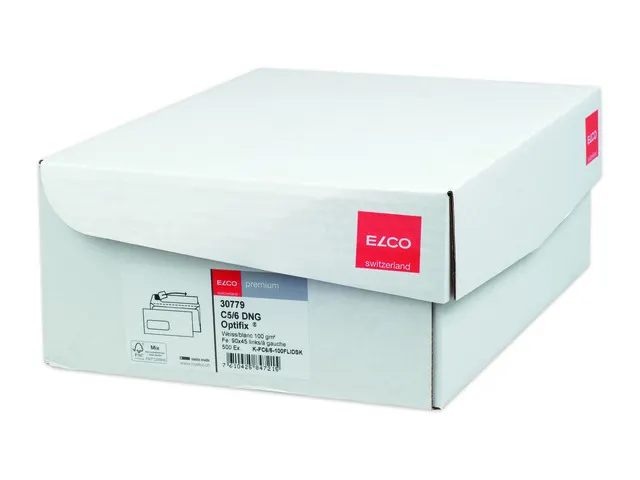 envelop Premium C5/6 FSC 100 gram met venster links 500 stuks