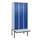 locker met bank,HxBxD 2120x900x815mm,3vak,vak B 300mm,draaigrendel