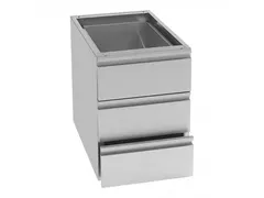 Multinox by Modular Ladenblok GN 1/1 met 3 laden