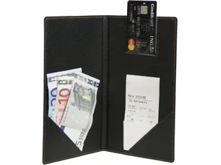 Betaalmap Securit Trendy 23 x 13 cm zwart lederlook - 3