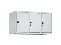 opzetkast,v. locker,3vak.,vak B 300mm,HxBxD 500x900x500mm,vleugeldeur