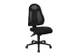 chaise de bureau pivotante,Mécan. synchrone,assise tissu noir