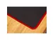 Tapis De Bureau Et Tapis De Souris, Ft 90 X 40 Cm, Noir Avec Bord Roug