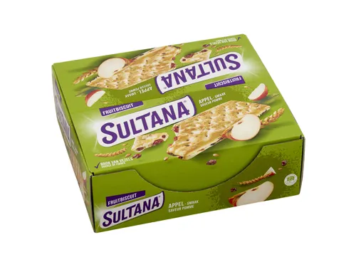 Fruitbiscuit Sultana appel 3-pack
