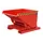 3-zijdig Kantelende Kiepbak 0.60m³ Rood 890x1010x1260mm