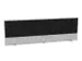 panneau de rehausse,p. table de bureau,MP-gris clair,BN8033-noir