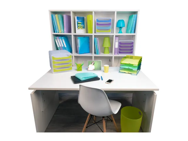 Brievenbak COMBO MID I groen/glossy/trans