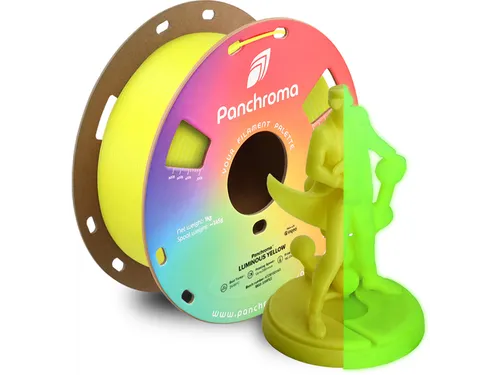 Polymaker 3D filament Panchroma PLA Luminous 1,75mm Geel 1kg