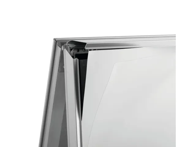 Stoepbord Aluminium Fold Outdooor A1 metaal zilver