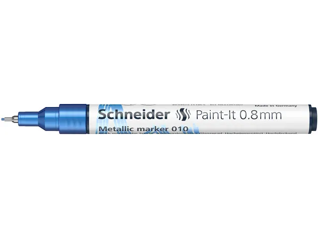 Metallic marker Schneider Paint-It 010 0.8mm blauw metallic