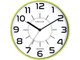 Unilux Pop Wandklok diameter 28cm Plastic Groen Cijferaanduiding - 1