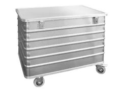 Bakwagens Aluminium Deksel 250kg 835x1030x670mm 415l