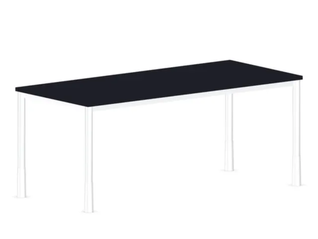 In hoogte verstelbaar bureau,HxBxD 720-840x1800x800mm,CC-zwart