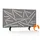 Akoestisch Bureaupaneel met patroon uitsnede 60x120cm Grijs