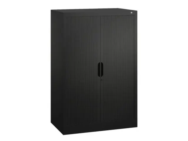 jaloeziedeurkast,HxBxD 1230x800x420mm,2xStalen bodem,rolluik RAL7021