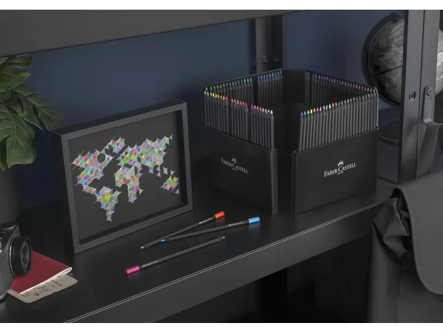 Kleurpotlood Faber-Castell Black Edition 100 stuks in karton etui