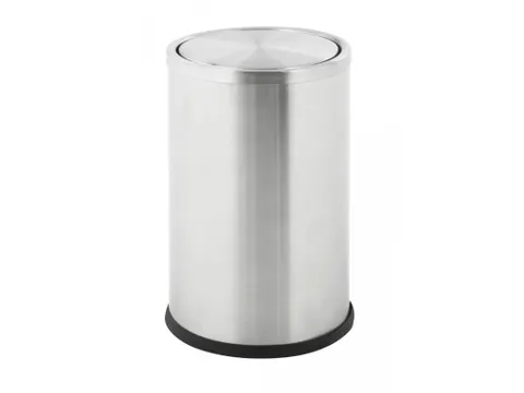 Papierbak Swing 10 Liter Mat RVS