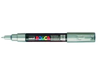 Verfstift Posca PC1MC Extra Fijne punt 0,7-1,0mm zilver - 1