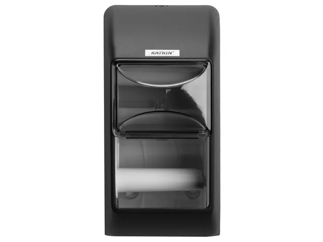 Toiletpapierdispenser Katrin duo zwart 104452