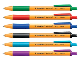 Balpen Stabilo Pointball Zwart 0.5Mm - 3