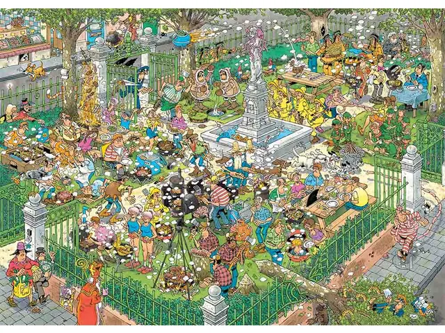 Jan van Haasteren Puzzel BBQ Feest! 1000 stukjes