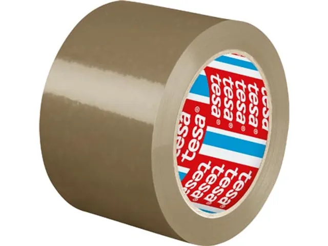 verpakkingstape premium 75mmx66m PVC Havana