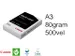 Kopieerpapier Canon Black Label Premium A3 80 Gram Wit 500 Vel