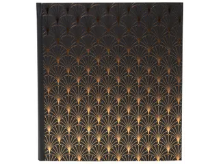 Fotoalbum Exacompta 29x32cm 60 zwarte pagina's Néo Déco zwart - 3