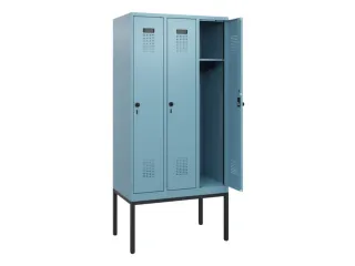 schoollocker,HxBxD 1950x900x500mm,3vak,vak B 300mm,draaigrendel - 1