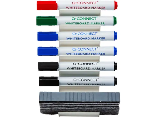 Q-CONNECT accessoirehouder voor whiteboard incl. markers en wisser