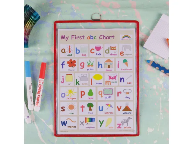 Zichtpanelenframe hangend Tarifold A4 rood 5 stuks