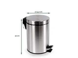 Pedaalemmer RVS 12 Liter - 4