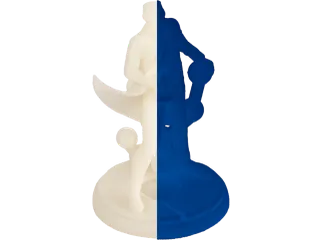Polymaker 3D filament Panchroma PLA Glow 1,75mm Blauw 1kg - 3