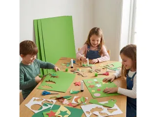 Fotokarton Kangaro 50x70cm 300gr grasgroen pak 25 vel - 6