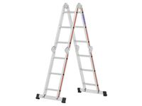 multifunctionele vouwladder 4x3 sporten balk L 3 47m aluminium